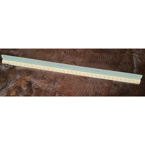 STAEDTLER 987 19-31 Architect Ruler Eng. Scale Triangle Drafting 12" Japan